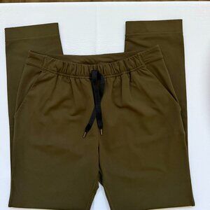 lululemon athletica Ankle 7/8 Olive Green Pants - 4